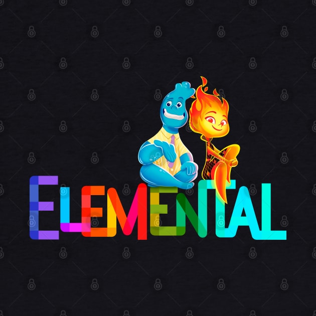Elemental Fire and Water by Scud"
